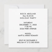 ホリデーパーティー招待状 招待状 (裏面)