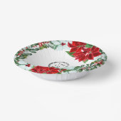 ホリデーパーティー追加ロゴ企業のクリスマスパーティー ペーパーボウル (傾斜あり)