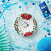 ホリデーパーティー追加ロゴ企業のクリスマスパーティー ペーパーボウル (パーティー)