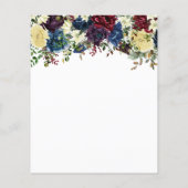 ホリデーパーティー金ゴールド紙吹雪冬フローラ チラシ (裏面)