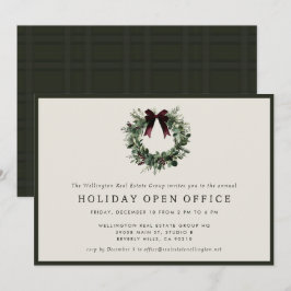 ホリデーパーティー クリスマスの飾り付け 社内イベント 招待状