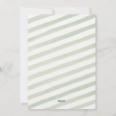 ホリデーパーティー クリスマスリース 赤いリボン 招待状 (裏面)