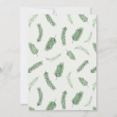 ホリデーパーティー 招待状 (裏面)