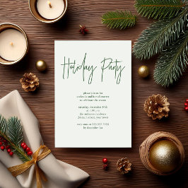 ホリデーパーティー 招待状