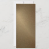 ホリデーパーティ招待状-エレガントアンティーク金ゴールド 招待状 (裏面)