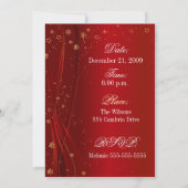 ホリデーパーティ招待状 招待状 (裏面)