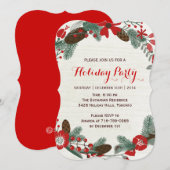 ホリデーパーティ招待状 招待状 (正面/裏面)