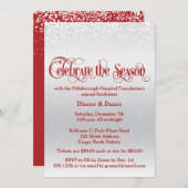 ホリデーパーティ招待状|祝シーズン 招待状 (正面/裏面)