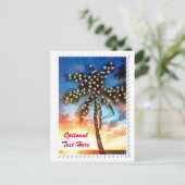 ホリデーパームツリーライトアットサンセット シーズンポストカード (スタンド正面)