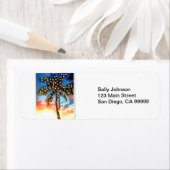 ホリデーパームツリーライトアットサンセット ラベル (インサイチュ)