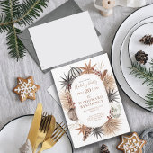 ホリデーパ素朴インパインスターガーランド 招待状