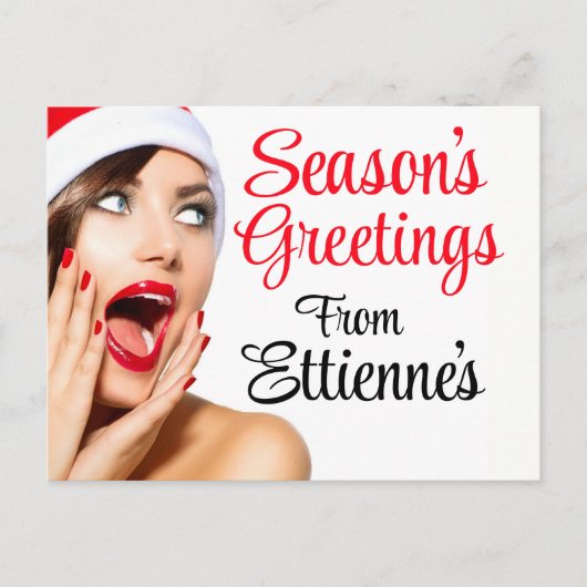 ホリデービジネスはがき/招待状 ポストカード (正面)