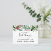 ホリデービジネスパーソナライズされた 名刺 (スタンド正面)