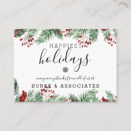 ホリデービジネスパーソナライズされた 名刺