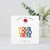 ホリデービジ企業のネスロゴのクリスマスカード (スタンド正面)