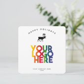 ホリデービジ企業のネスロゴのクリスマスカード (スタンド正面)