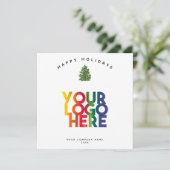 ホリデービジ企業のネスロゴのクリスマスカード (スタンド正面)