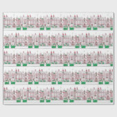 ホリデービレッジラッピング紙 ラッピングペーパー (フラット)