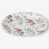 ホリデービレッジ ペーパープレート (アングル)