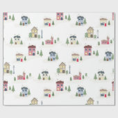 ホリデービレッジ ラッピングペーパー (フラット)