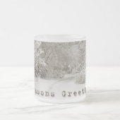 ホリデービールマグフェスティバルウィンターフォレストビアグラス フロストグラスマグカップ (中央)