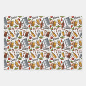 ホリデービールラッピング紙シートセット ラッピングペーパーシート (正面3)