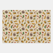 ホリデービールラッピング紙シートセット ラッピングペーパーシート (正面)