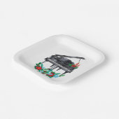 ホリデーピアノコンサートリサイタル ペーパープレート (傾斜あり)