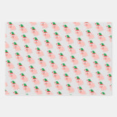 ホリデーピッグズラッピング紙シート ラッピングペーパーシート (正面)