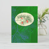 ホリデーピネコンヴィンテージアーカスタムト招待状 招待状 (スタンド正面)