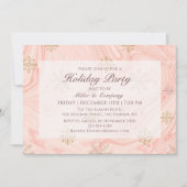 ホリデーピモダンックシック企業のクリスマスパーティー 招待状 (正面)