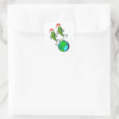 ホリデーピースオンアース スクエアシール (バッグ)