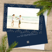 ホリデーピースジョイエレガントラブスノーフレーク1写真 シーズンカード