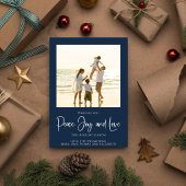 ホリデーピースジョイエレガントラブスノーフレーク2写真 シーズンカード