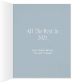 ホリデーファミリーフォトウィンターシーンカスタム (内側(右))