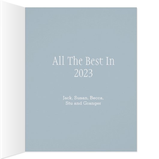 ホリデーファミリーフォトウィンターシーンカスタム (内側(右))