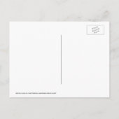 ホリデーファミリー懇親会、パーティー、イベント日付を保存 案内ポストカード (裏面)