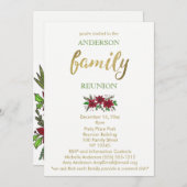 ホリデーファミリー懇親会 招待状 (正面/裏面)