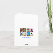 ホリデーファミリー&フレンズハムスターアートバイビハレ シーズンカード (裏面)