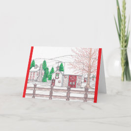 ホリデーファームのクリスマスカード サンキューカード