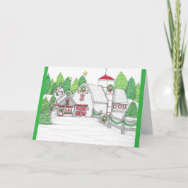 ホリデーファーム2 クリスマスカード サンキューカード