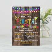 ホリデーフィエスタメキシコパーティー 招待状 (スタンド正面)