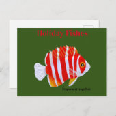 ホリデーフィッシュズペパーミントアンジェフィッシュ シーズンポストカード (正面/裏面)