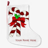 ホリデーフェスティバ ラージクリスマスストッキング (正面)
