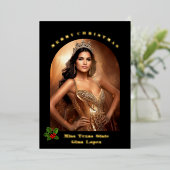 ホリデーフォイルフォトカード 箔シーズンカード (立ち正面)