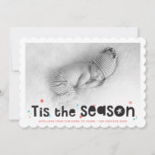 ホリデーフォトおもしろいタイポグラフィこのシーズン引用文 シーズンカード (正面)