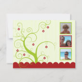 ホリデーフォトカードテンプレート シーズンカード (正面)