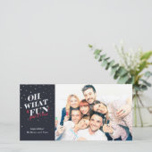 ホリデーフォトカード*ああ何ておもしろい* シーズンカード (スタンド正面)