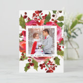 ホリデーフォトカード |と明結婚したるいクリスマス シーズンカード (スタンド正面)