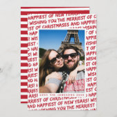 ホリデーフォトカード*クリスマスグラフィティ* シーズンカード (正面/裏面)